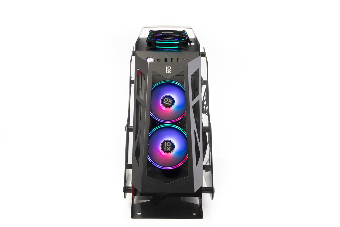 Fotos PRIMUX Caja Gaming IOX PT-G950 Cristal Templado 5 Ventiladores ARGB Sync USB 3.0 Soporte ATX/M-ATX MINI-ITX