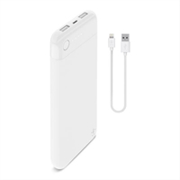 Belkin Powerbank 10K W Ltg Cbl White