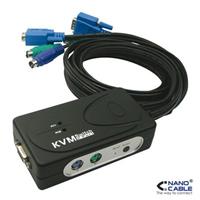 Kvm Switch Vga Usb 1U- 2Pc+ Cable Nanocable